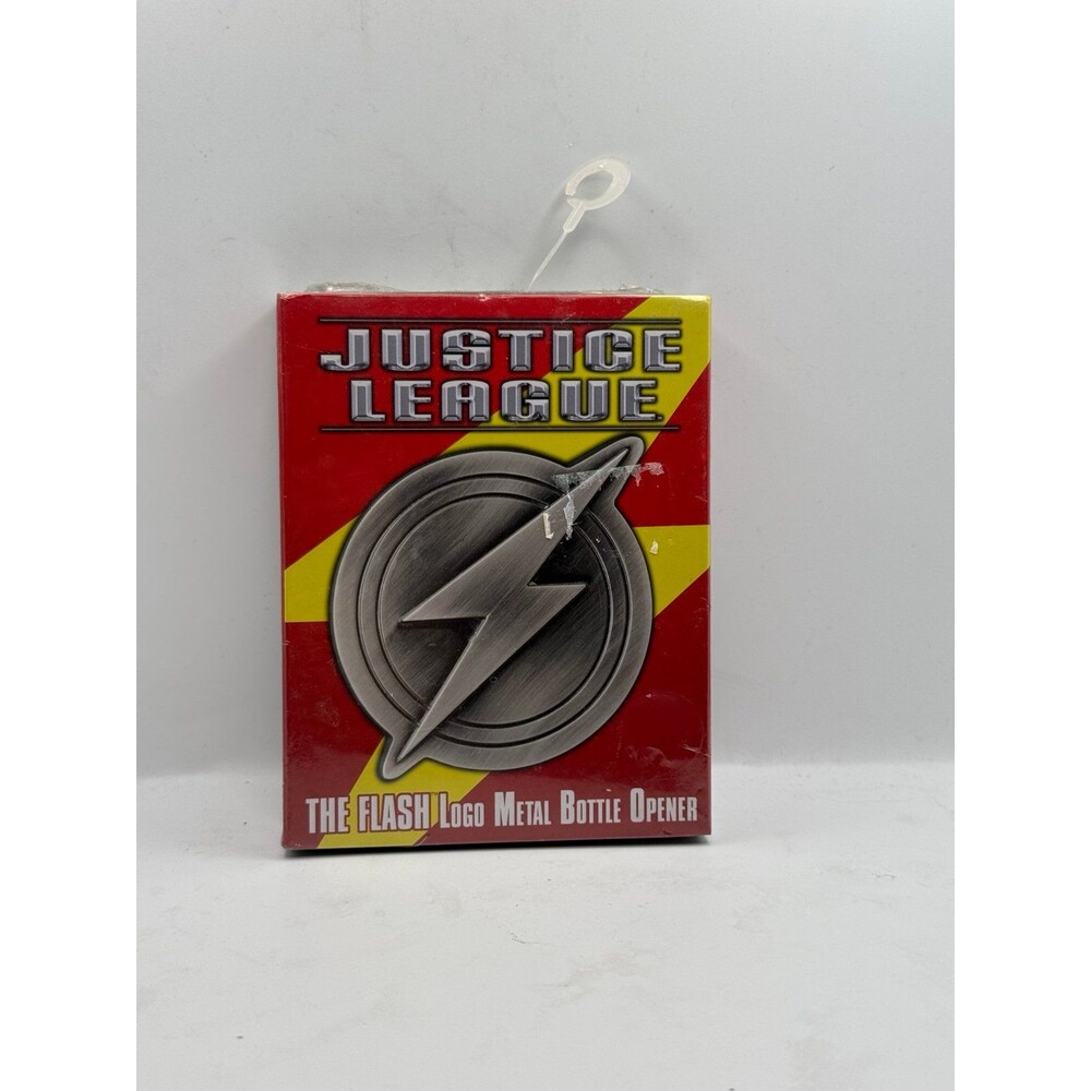 DC Justice League The Flash Logo Metal Bottle Opener Select NIB
